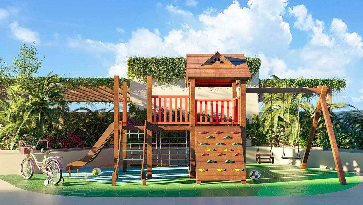 Playground Acqua Park Home Resort Bethaville - Perspectiva ilustrada